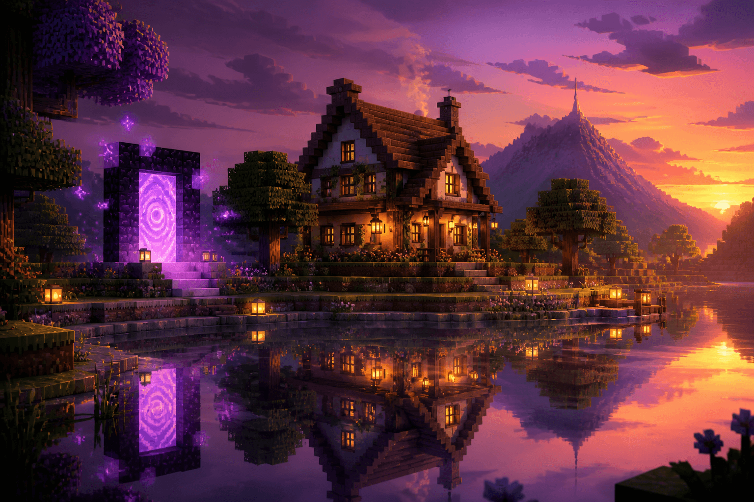 AI news illustration for New Realms features in Java snapshot on PixelCraftMusic