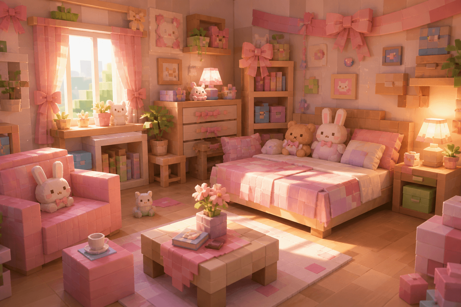 AI news illustration for Hello Kitty® and Friends Furniture add-on! on PixelCraftMusic