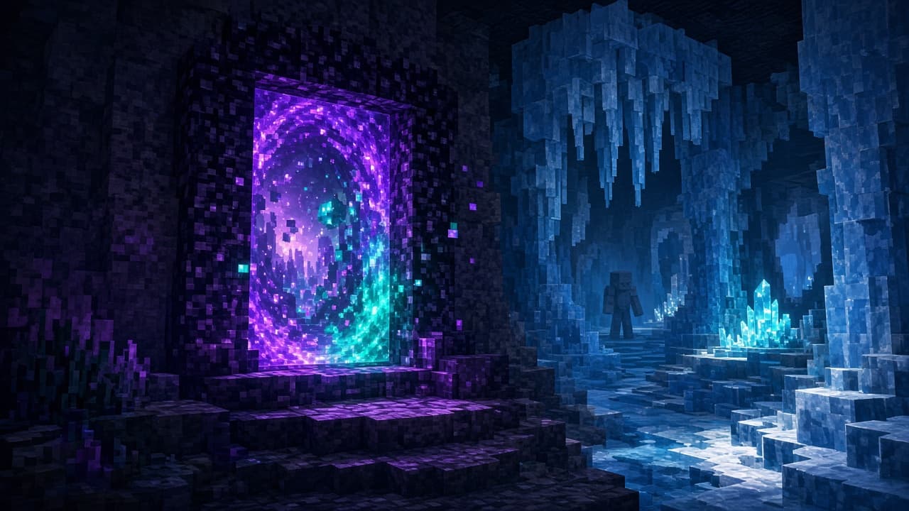 News Desk illustration for Fall Live Dropped the Sift — Ice Caves and Dungeons II Week on PixelCraftMusic