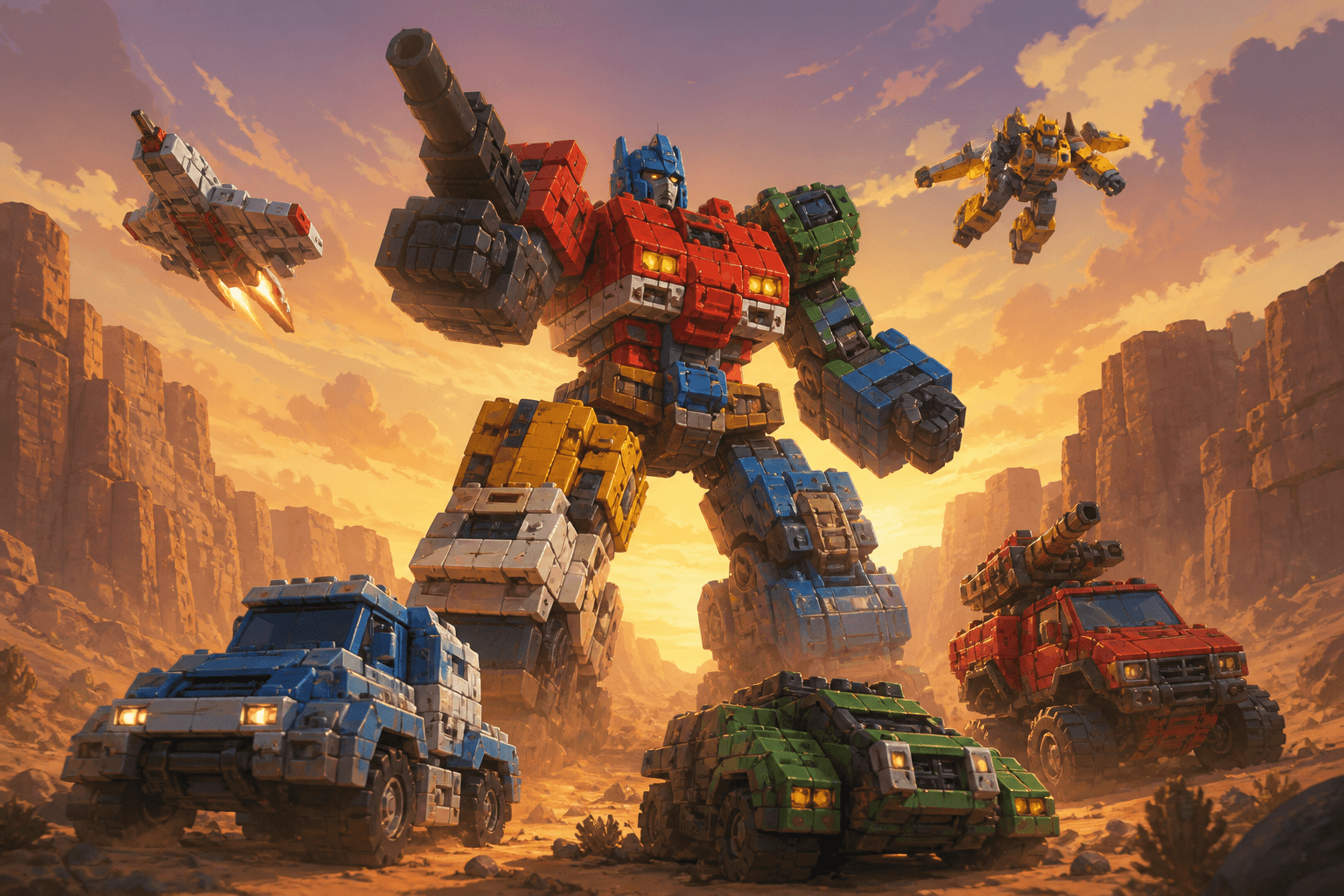 AI news illustration for TRANSFORMERS add-on on PixelCraftMusic